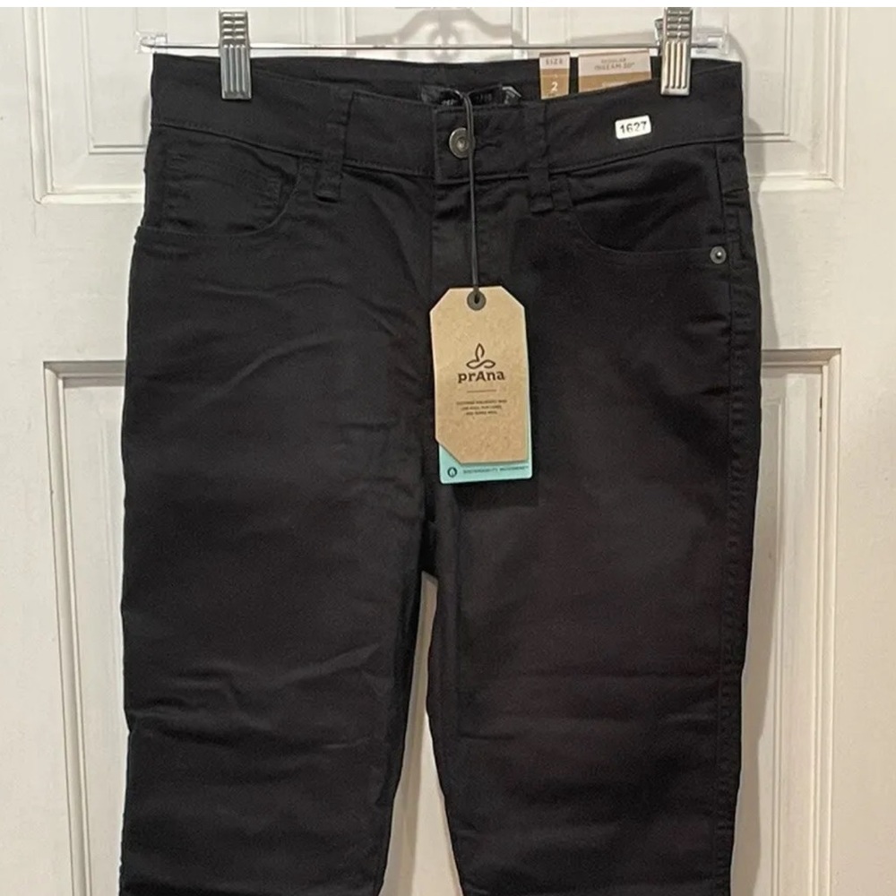 prAna Oday Women's Black Jeans Size 2/26, 30"  Inseam